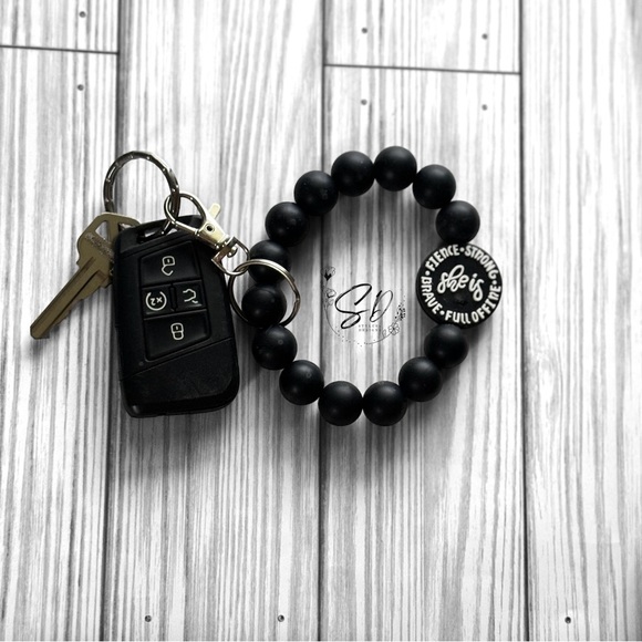 She is Silicone Wristlet Keychain - Picture 3 of 5